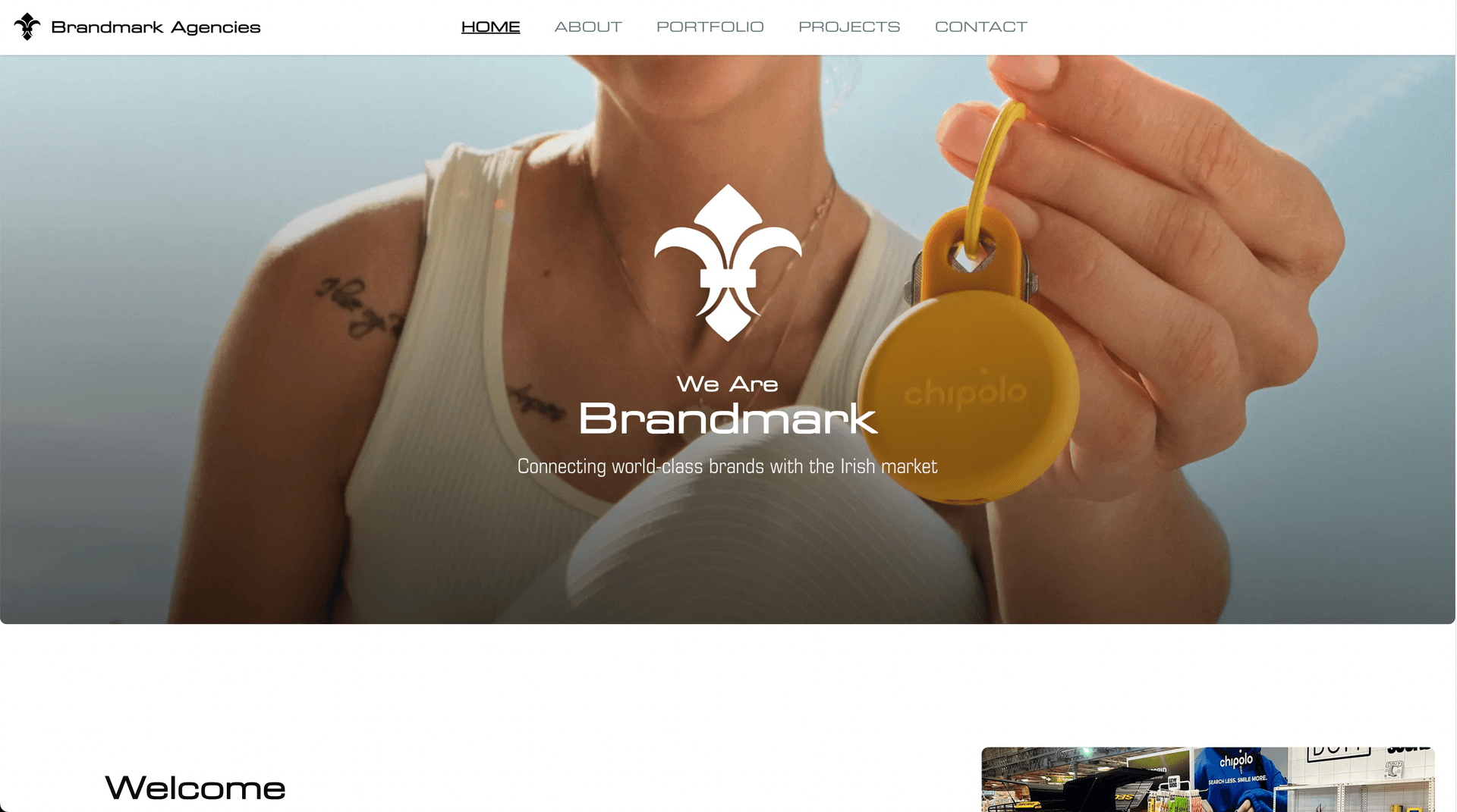 Brandmark Agencies website screenshot